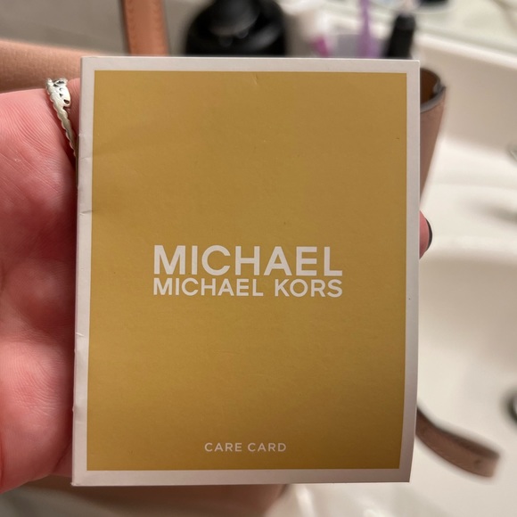 Michael Kors pink Hayes backpack - Picture 6 of 6